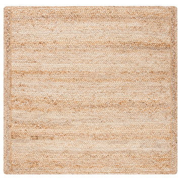 Safavieh Vintage Leather Collection NF824A Rug, Natural, 6' X 6' Square