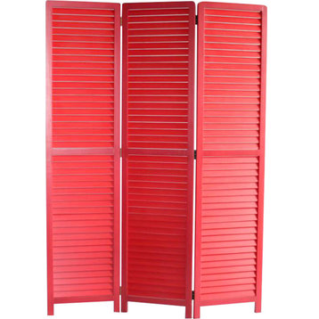 Louvertie Screen - Red