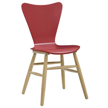 Bella Wood Dining Chair - Red