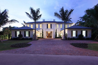 Example of a classic exterior home design in Boston