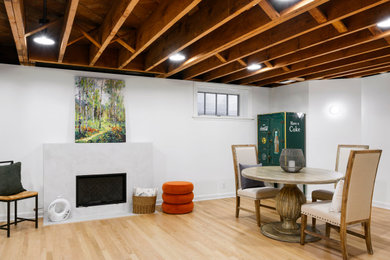 Example of a basement design in Seattle