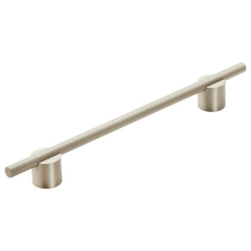 Amerock Transcendent Cabinet Pull, Silver Champagne, 7-9/16" Center-to-Center