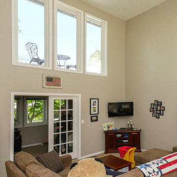 New Windows in Charming Living Room - Renewal by Andersen San Francisco Bay Area