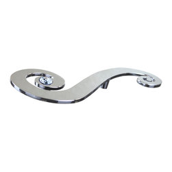 SOL MUSIC NOTE HANDLE. Swarovski crystal inlaid. - Cabinet And Drawer Handle Pulls