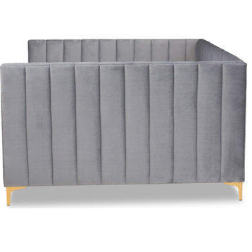 Oksana Daybed - Light Gray, Gold, Queen