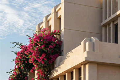 Inspiration for an eclectic exterior home remodel in Delhi