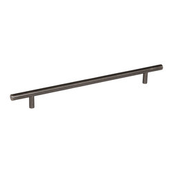 256mm Oversized Pull Bar Pulls Gunmetal BP40519GM - Cabinet And Drawer Handle Pulls