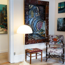 Houzz Tour: Hemmet som extraknäcker som konstgalleri