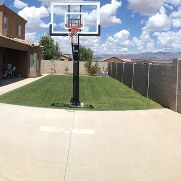 Mark S's Pro Dunk Gold Basketball System on a 18x20 in Thatcher, AZ