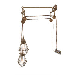 MAXUM DOUBLE PULLEY WALL LIGHT - Wall Lights