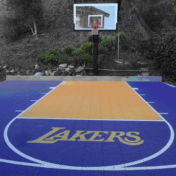 Rick S's Pro Dunk Platinum Basketball System on a 24x26 in Maria Del Rey, CA