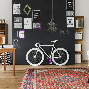 Persian Mahal Rug in Modern Room