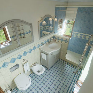 Création de 5 salles de bains dans une nouvelle villa