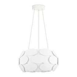 Montorio 3-Light White Pendant - Pendant Lighting