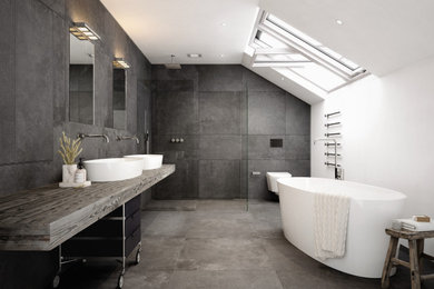 Modernes Badezimmer in Hamburg