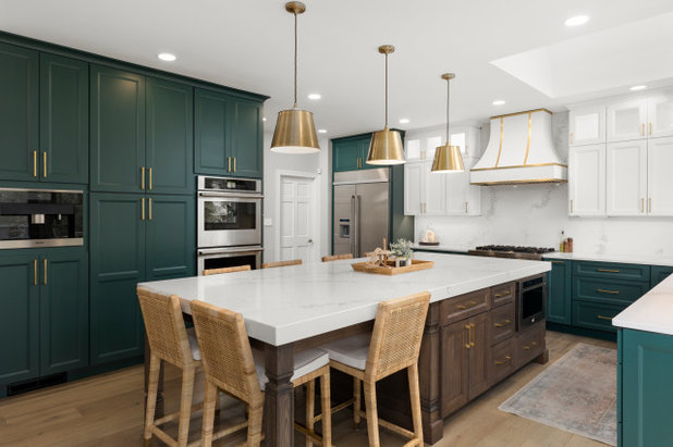 Transitional Kitchen by Premium Cabinets Saint Louis