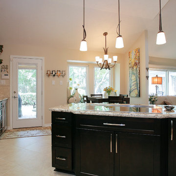 Kitchen - Espresso Cabinets