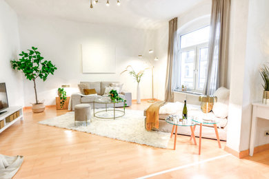 Modernes Wohnzimmer in Hamburg