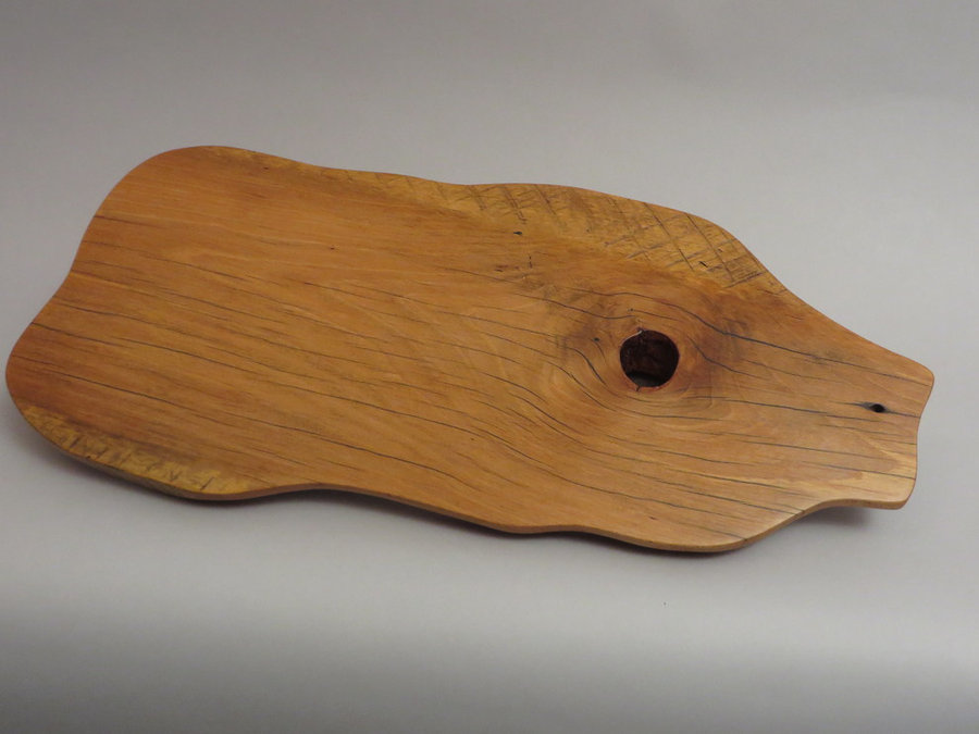 #1402 Reclaimed Ash Cutting & Serving Board 20" x 9"