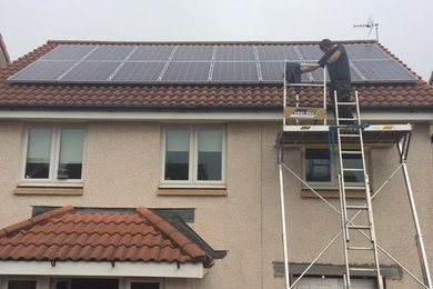 Solar Panels on Scottish Home
