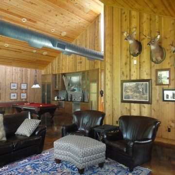 Timber Frame River House