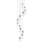 Elegant Lighting - Elegant Lighting 5202D22 Hana 12 Light 22"W LED Crystal Multi - Chrome - Features Integrated 5 watt LED lighting Dimmable with compatible dimmers Adjustable cord included UL rated for dry locations Dimensions Fixture Height: 10-1/2" Minimum Height: 17-1/4" Maximum Hanging Height: 71-1/4" Width: 22" Depth: 22" Product Weight: 28.6 lbs Wire Length: 78" Canopy Height: 13/16" Electrical Specifications Lumens: 4800 Color Temperature: 3000K Color Rendering Index: 80 CRI Wattage: 60 watts Number of Light Sources: 12