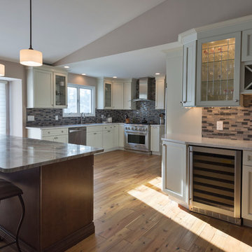 silestone-bianco river kitchen