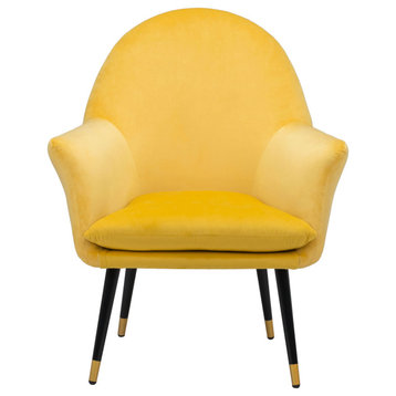 Kelce Accent Chair Gray , Yellow