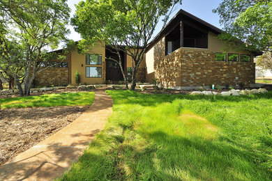 Example of a trendy exterior home design in Austin