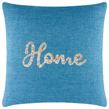 Sparkles Home Shell Home Pillow - 20x20" - Aqua
