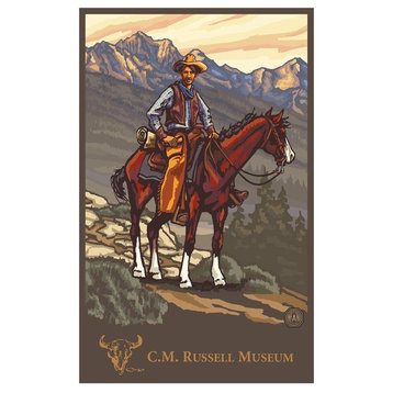 Paul A. Lanquist Charlie Russell Museum Montana Ranch Art Print, 12"x18"