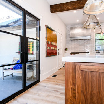 Kitchen and living room