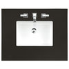 Brittany 30" Single Vanity Black Onyx, Cabinet Only (Top Not Included)