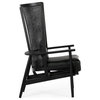Wingman Lounge Chair, Gray, Black