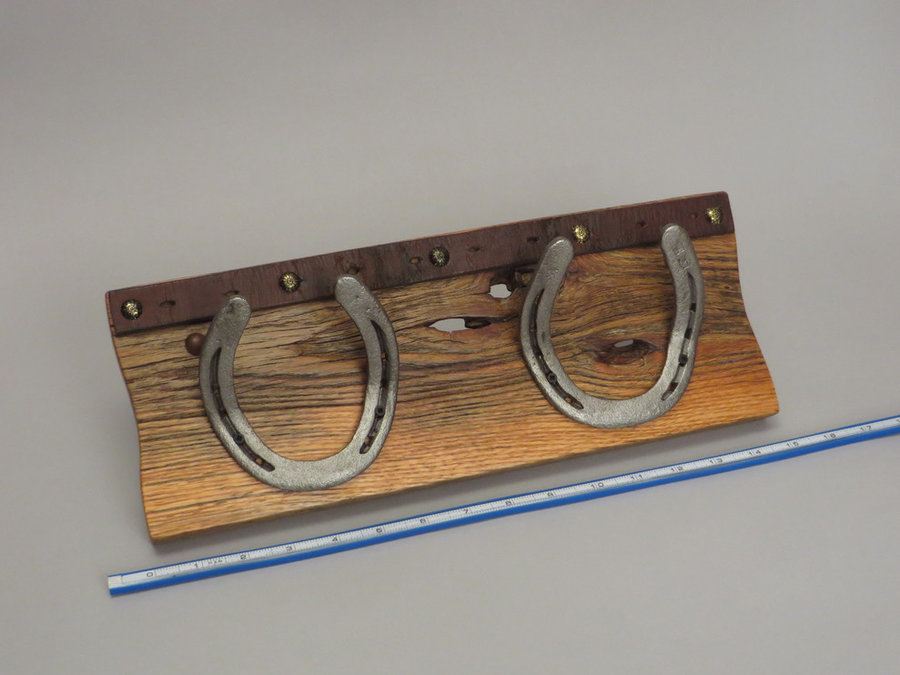 #R15091 Reclaimed Lumber, Horse Shoes, Tack Leather