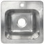 Zelda Drop-In Crafted Stainless Steel 15 in. Bar Sink With Brushed Finish