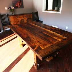 Reclaimed Wood Frame Tables - Dining Tables
