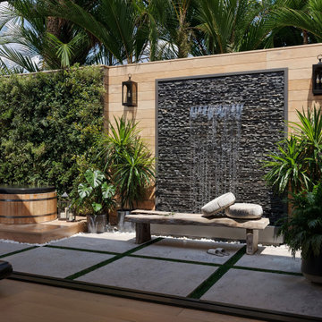 Backyard and garage renovation. St. Petersburg, FL Residence