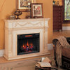 28" Gossamer Infrared Quartz Heater Electric Wall Fireplace
