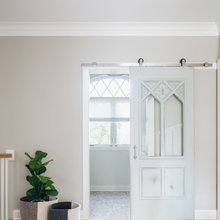 Salvage door for laundry room