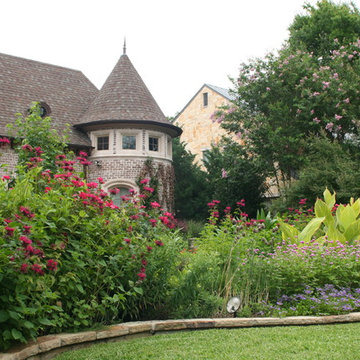 Contemporary Pool Compliments English Garden Style