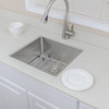 Wells Sinkware Handcrafted 21-Inch Undermount Single Bowl Kitchen Sink