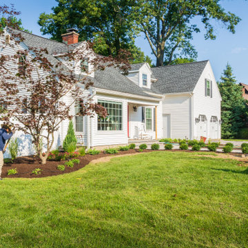 Front Yard Landscaping Design, Walkway and Lighting