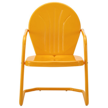 Griffith Metal Chair, Tangerine