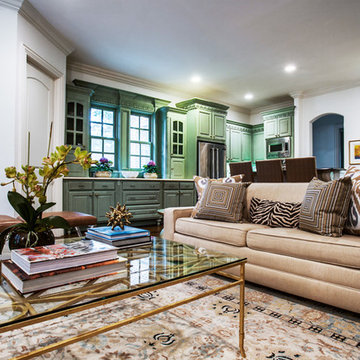 Sophisticated Comfort Open Kitchen