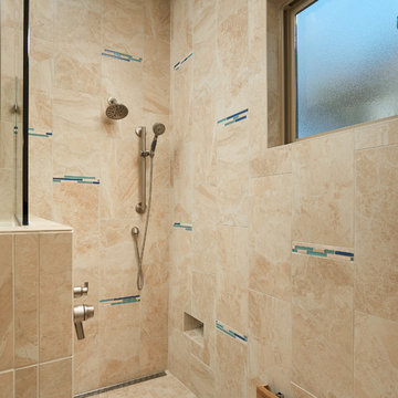 Beautiful Blue Master Bath