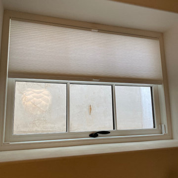 Customer Photos of Installed Pleated Blinds and Honeycomb Shades