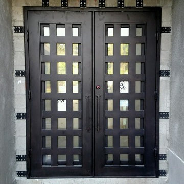 Contemporary Iron Doors