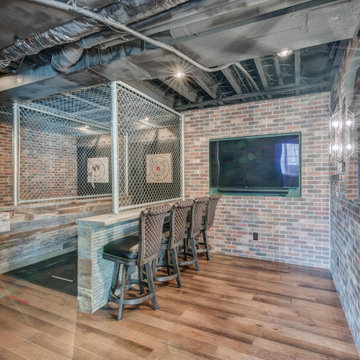Irwin Place - Basement Remodel with Ax Throwing Room