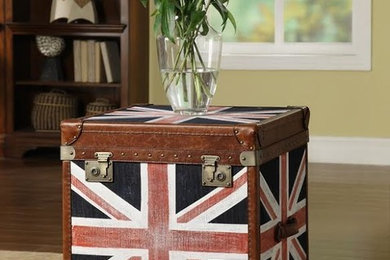 Union Jack side table / storage trunk: LOCUS HABITAT